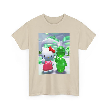 Hello Kitty and Alien Flipping The Bird