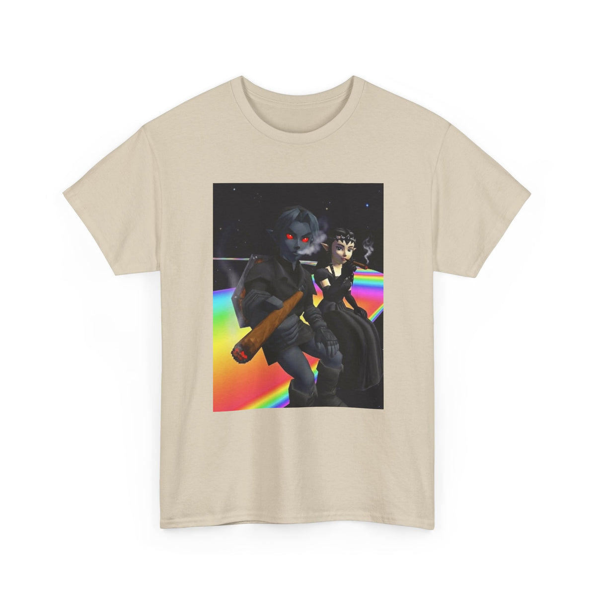 Dark Link And Princess Zelda Blazing Tee