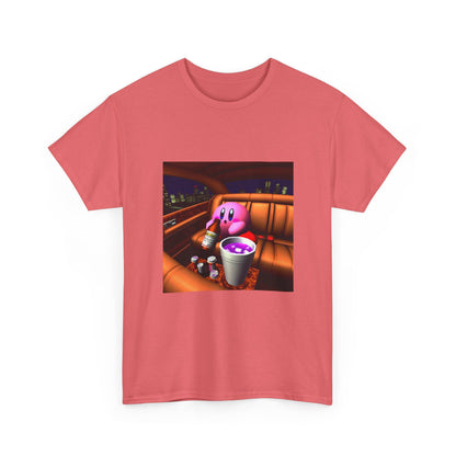 Kirby Sipping Lean In The Car Tee