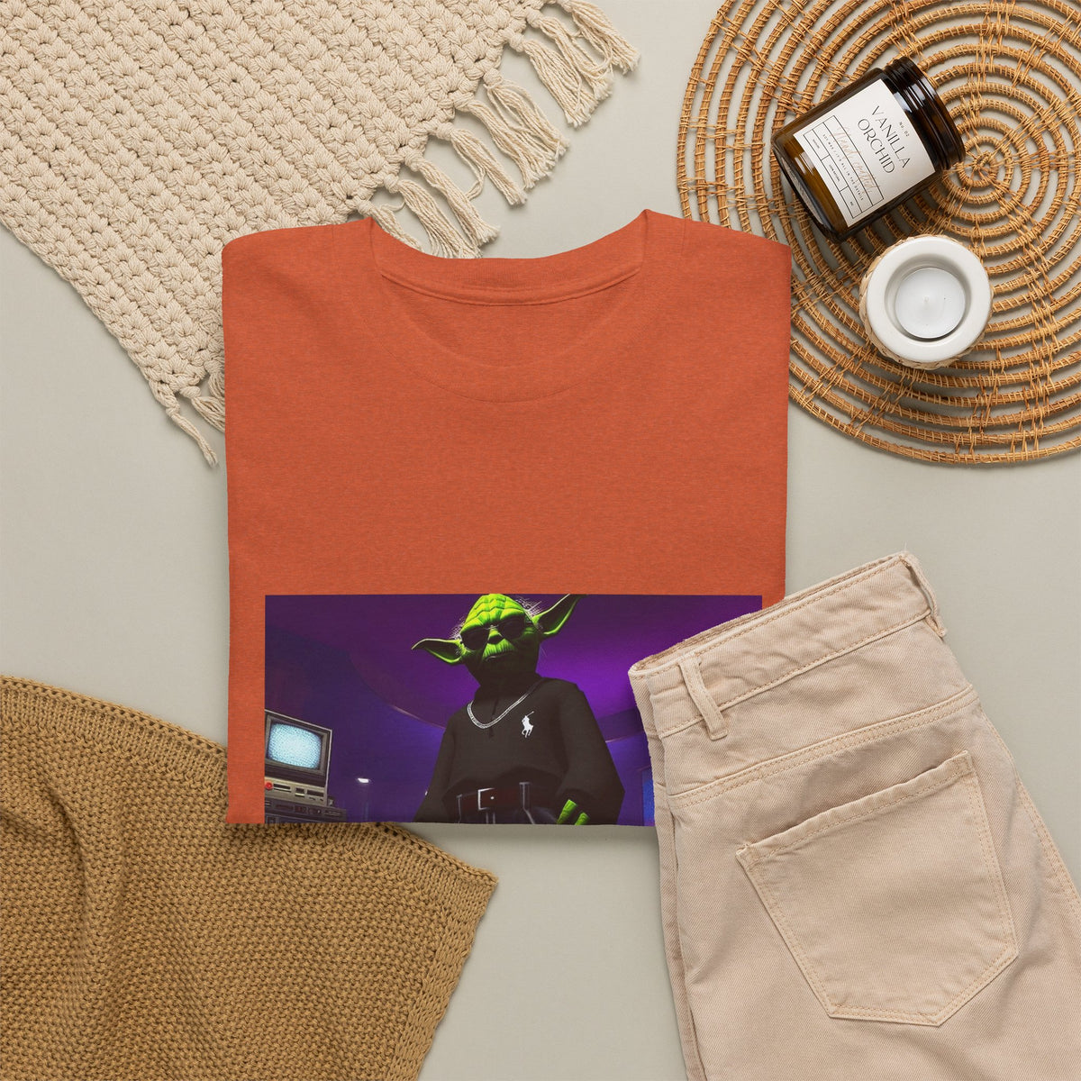 Yoda Drip Master In The Purple Room Tee