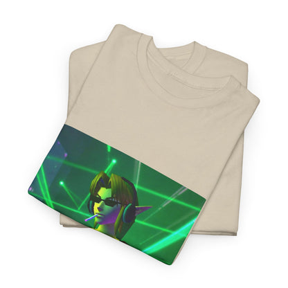 DJ Link Smoking A Blunt At The Club Tee