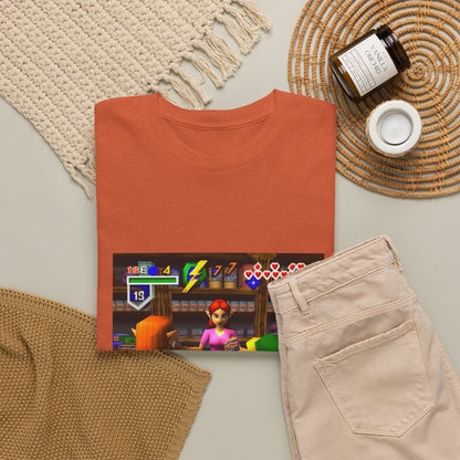 Link Buying Backwoods In Hyrule Shop Tee