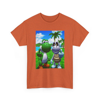 Yoshi and Dry Bones Flipping Off (Design 4)