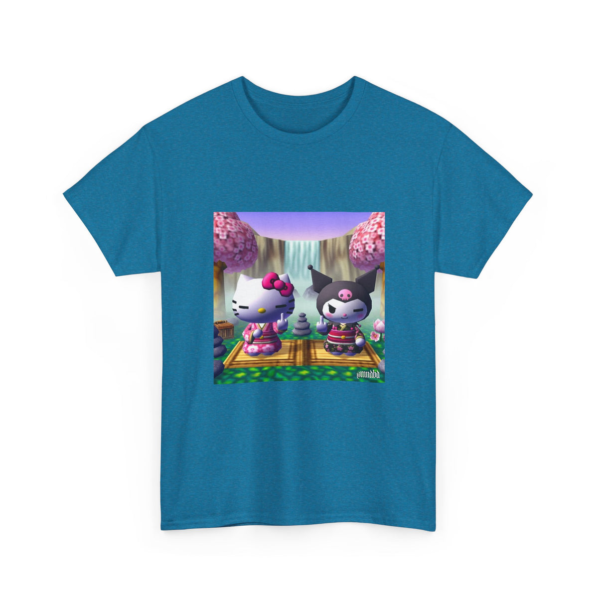 Hello Kitty and Kuromi Giving The Finger Tee