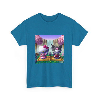 Hello Kitty and Kuromi Giving The Finger Tee