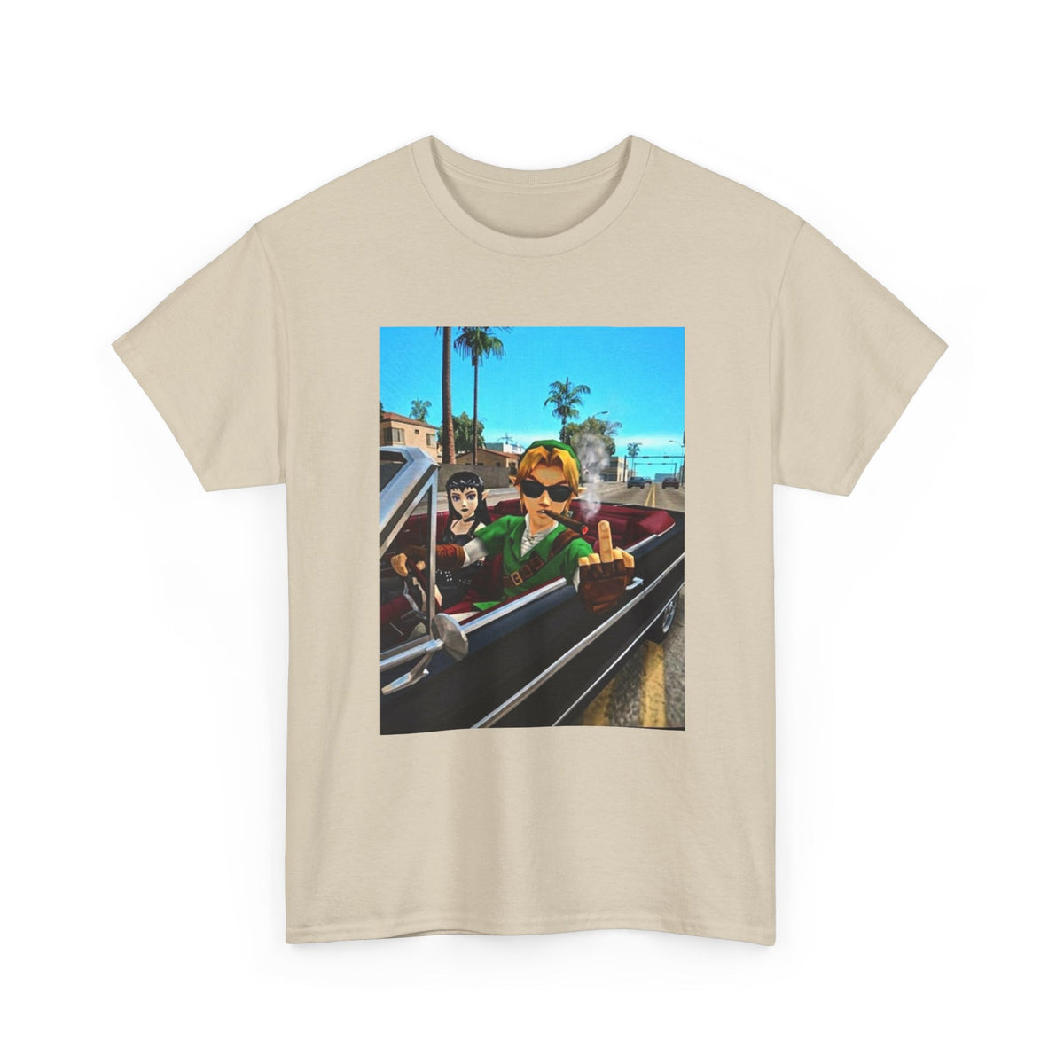 Gamer Legend Cruisin' And Flippin' The Bird Tee