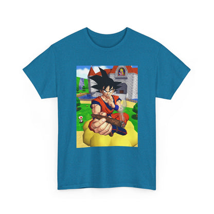 Goku Blazing On Nimbus At Mushroom Kingdom