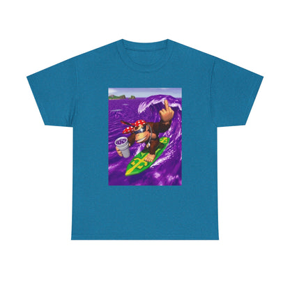 Diddy Kong Surfing Purple Wave Tee