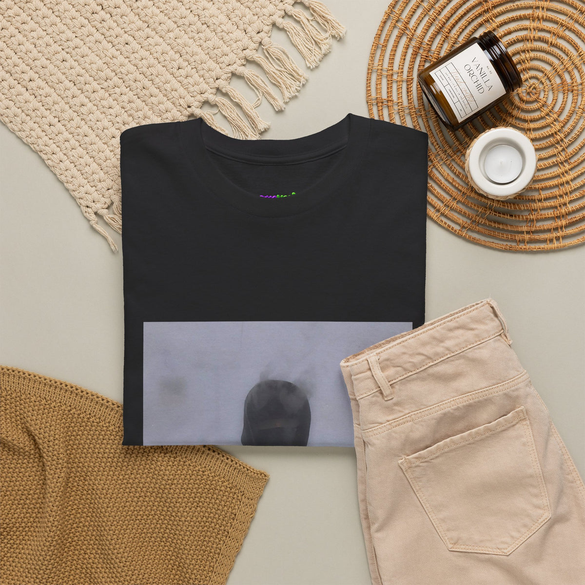 Midnight Leaf Whisper Graphic Tee