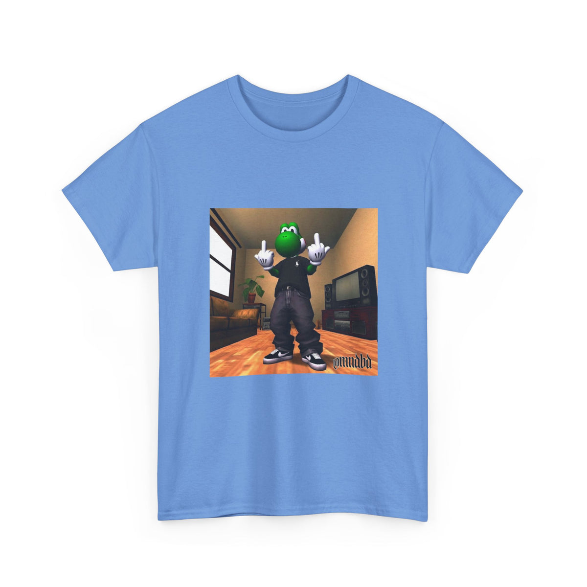 Yoshi Flipping Off In The Living Room Tee