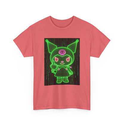 Kuromi Flipping The Bird Matrix Tee