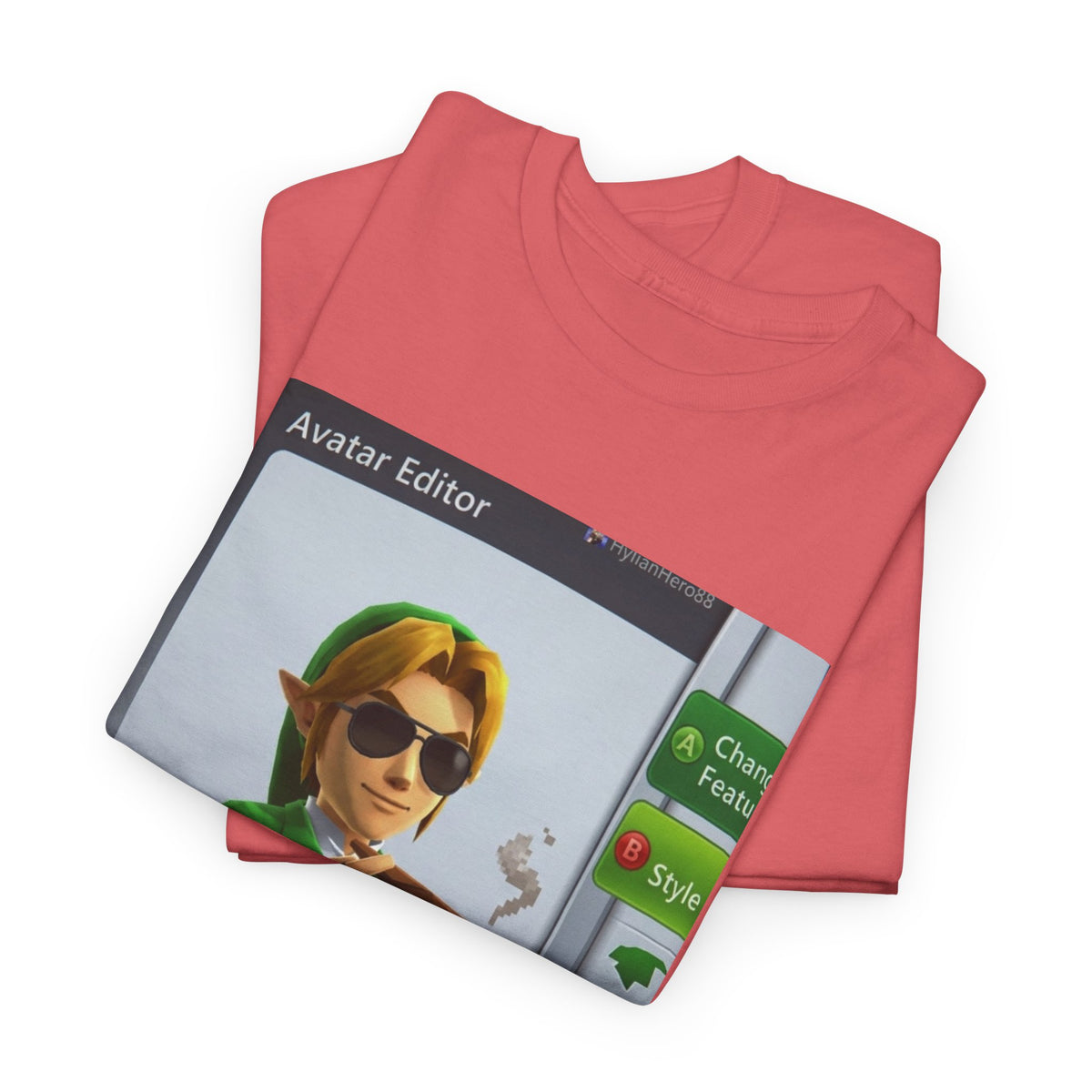 Hylian Hero Smoking A Stogie Tee