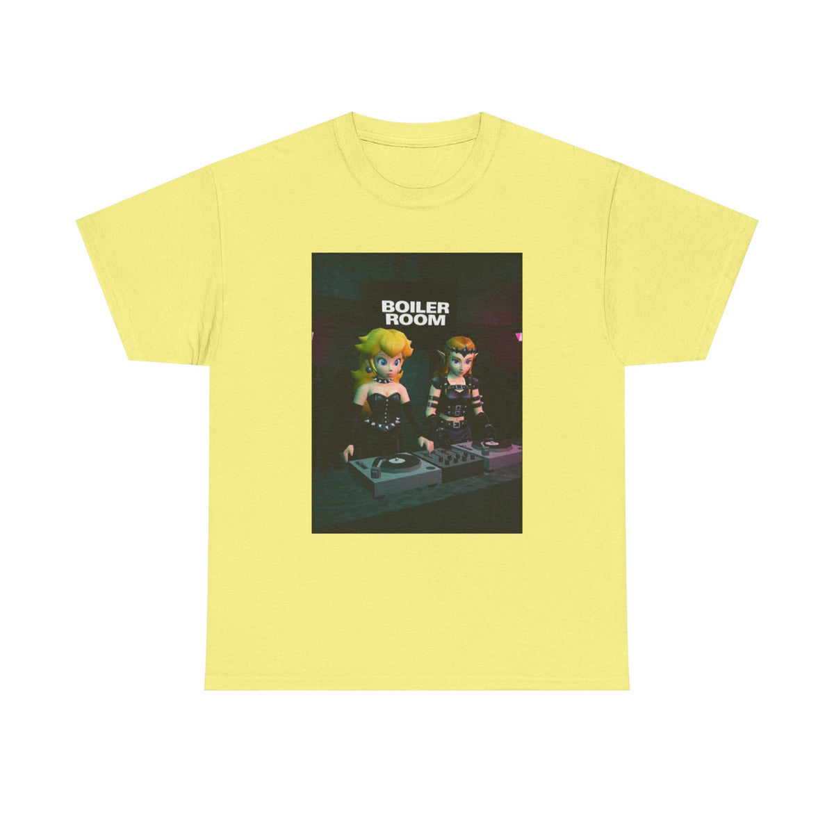 Gothic Peach and Zelda DJing Boiler Room Tee