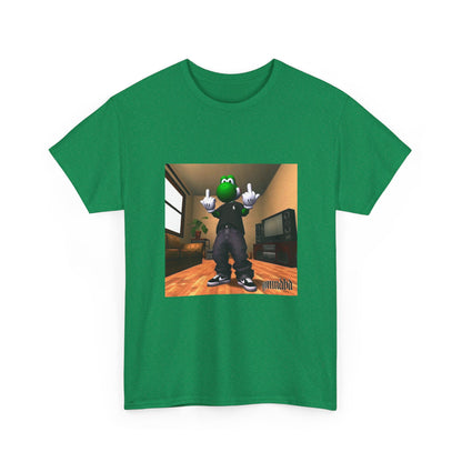 Yoshi Flipping Off In The Living Room Tee