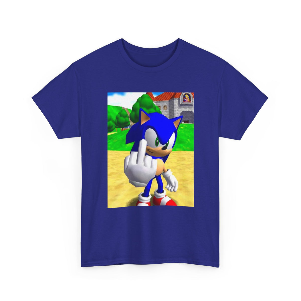 Sonic Flipping The Bird Tee