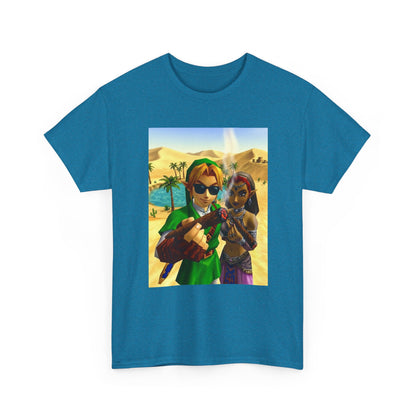 Link And Nabooru Smoking In Desert Tee