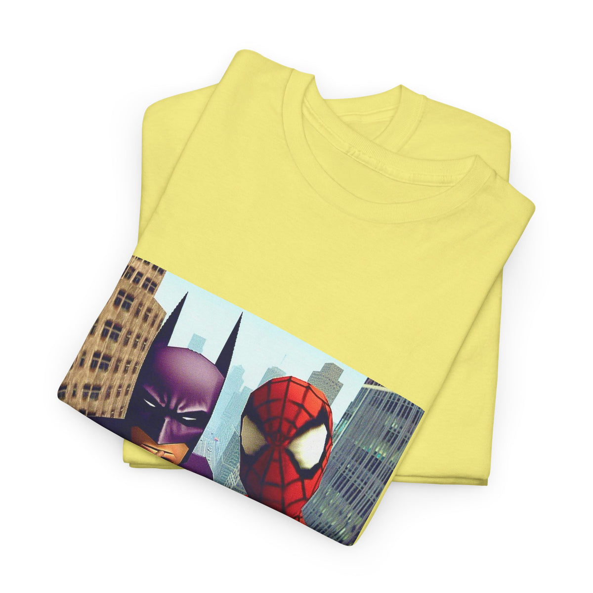 Batman Smoking, Spidey With Stacks Tee