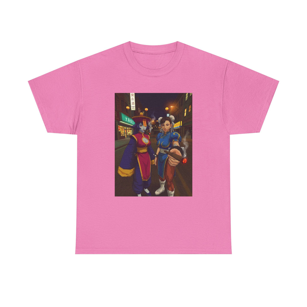 Hsien-Ko And Chun-Li Sharing Blunts Tee
