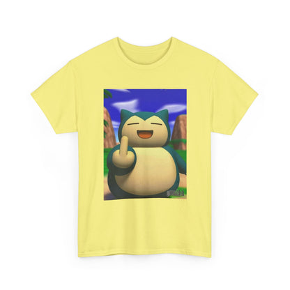 Snorlax Flipping The Bird Tee