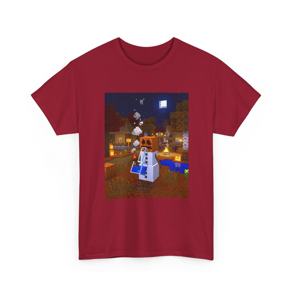 Pumpkin Snow Golem Hitting The Bong Tee