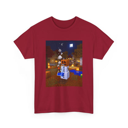 Pumpkin Snow Golem Hitting The Bong Tee