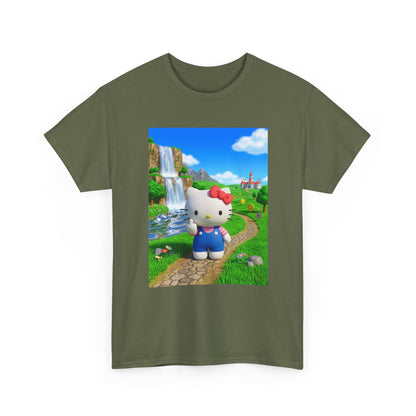 Hello Kitty Flipping Off In Mushroom Kingdom