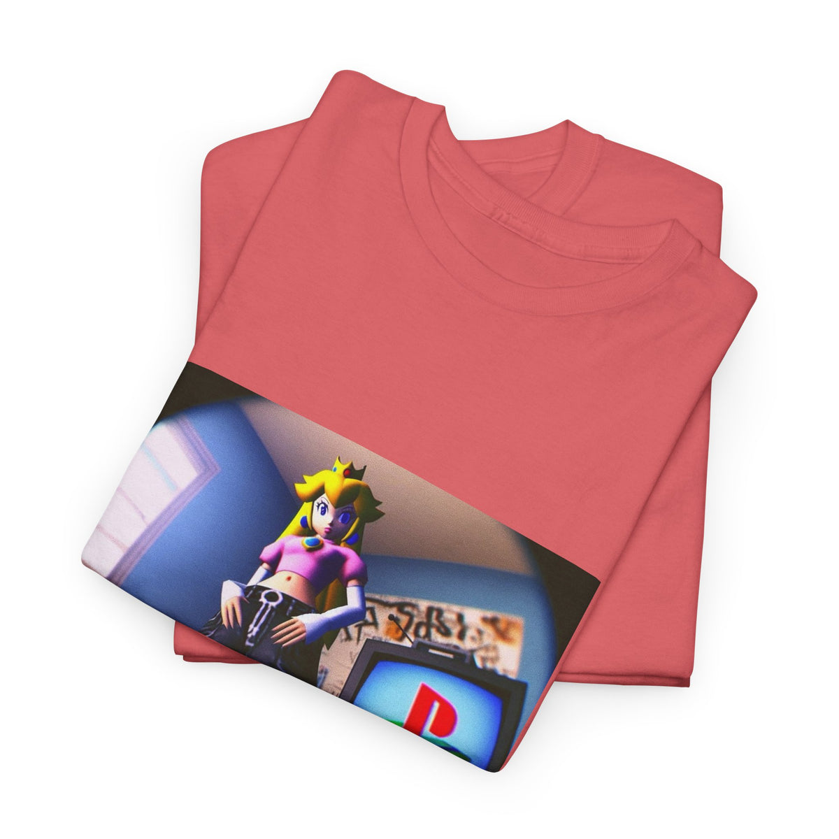 Princess Peach Y2K Drip Tee
