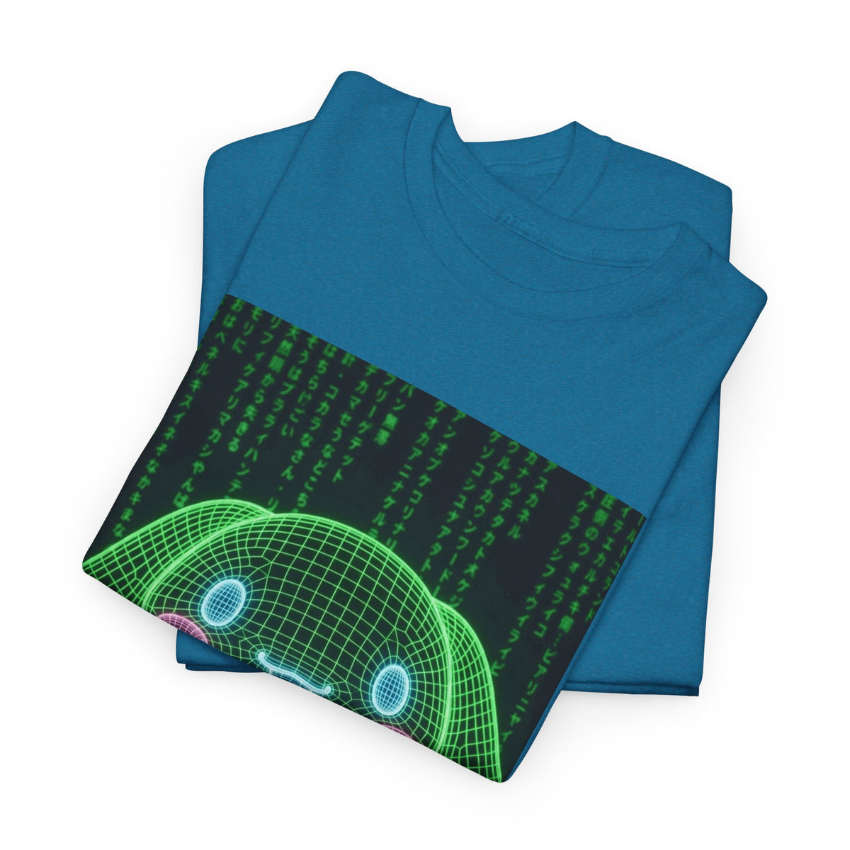 Wireframe Bunny Flips The Bird Tee