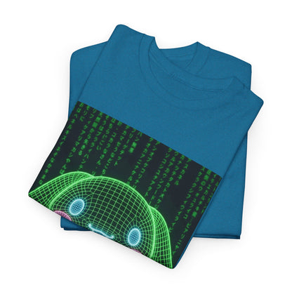 Wireframe Bunny Flips The Bird Tee