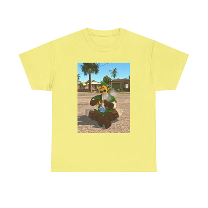 Stoner Link Taking A Bong Hit Tee
