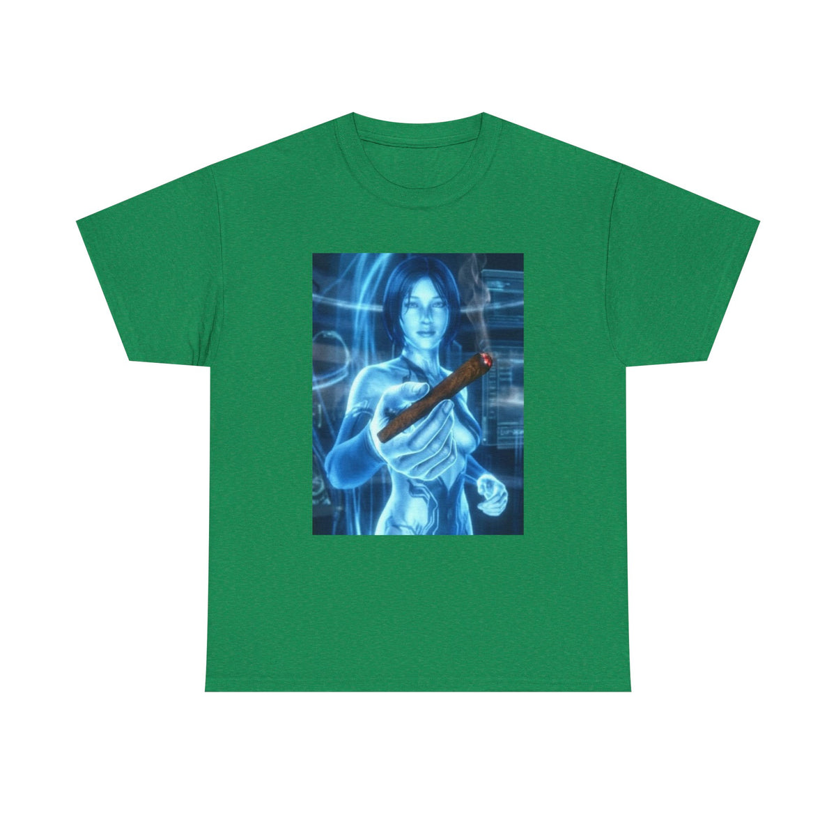 Holographic Babe Passing The Blunt Tee