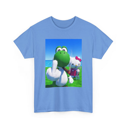 Yoshi Giving Finger And Hello Kitty Bong Rip