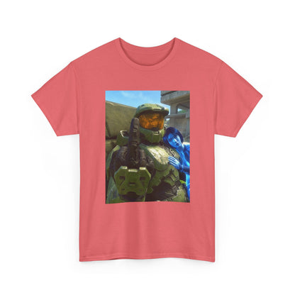 Chief & Cortana Flipping The Bird Tee