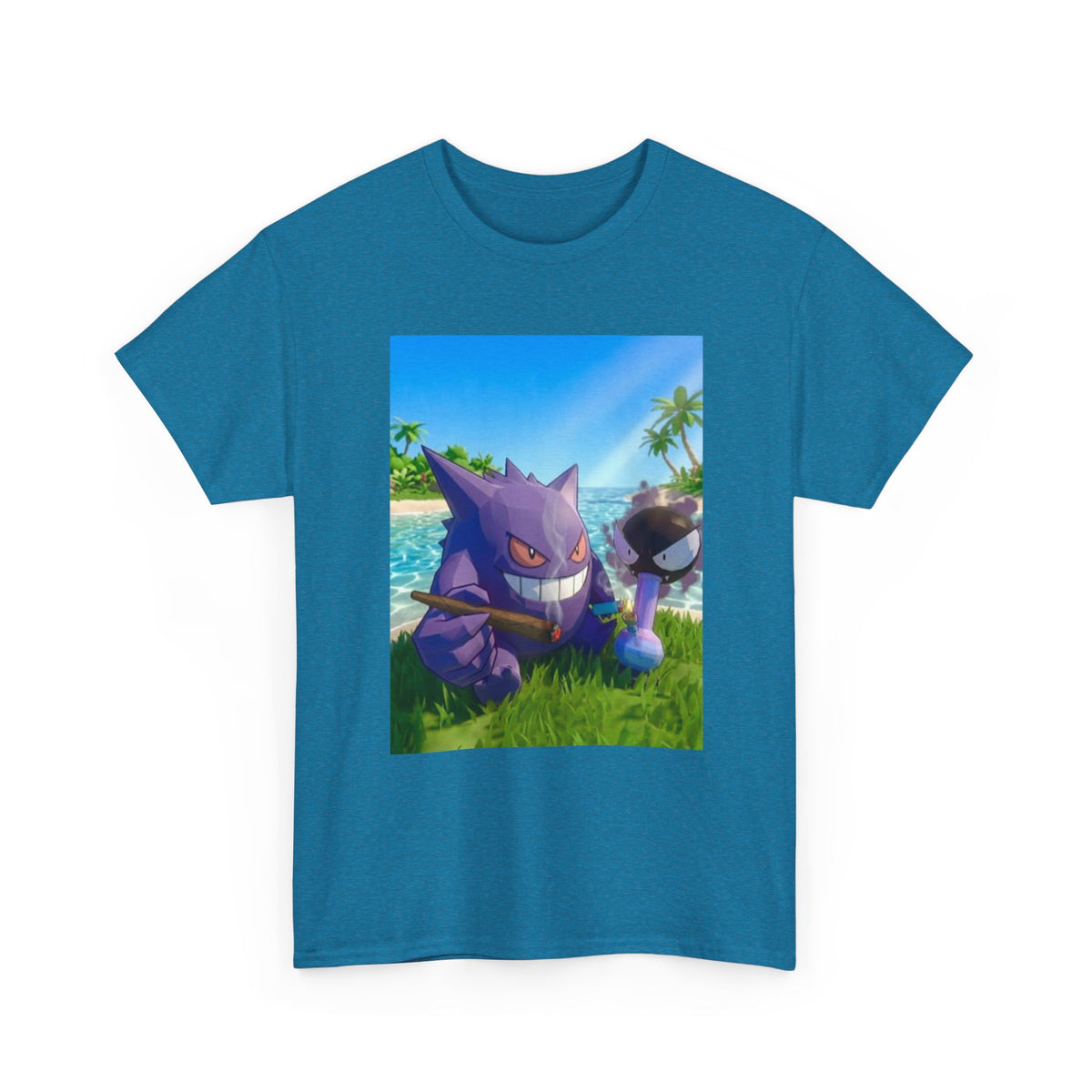 Gengar And Gastly Chilling On Beach Tee