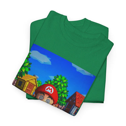 Mushroom-Tripping Mario Flips The Bird Tee