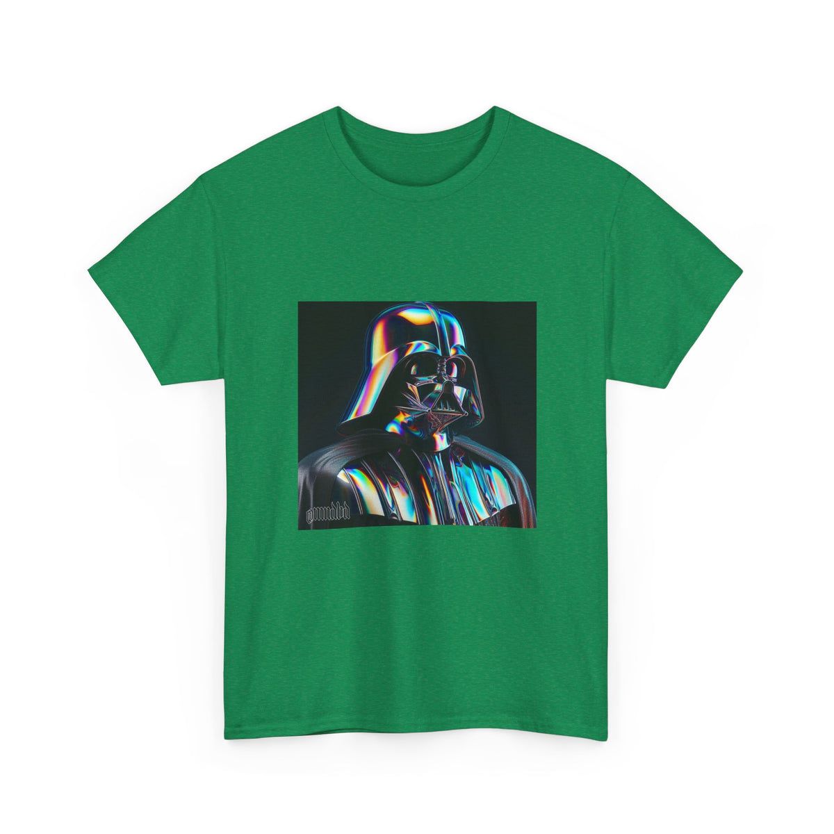 Holographic Dark Lord Vaporwave Icon Tee