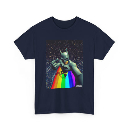 Batman Giving Finger On Rainbow Cape