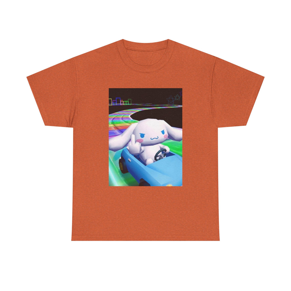 Cinnamoroll Kart Race Middle Finger Tee
