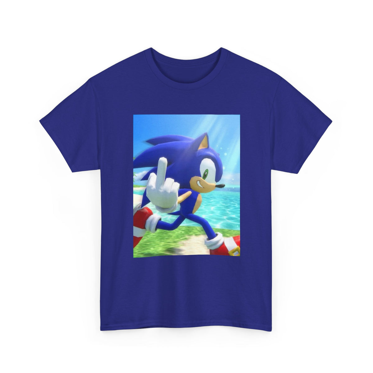 Sonic Gives The Finger Tropical Tee