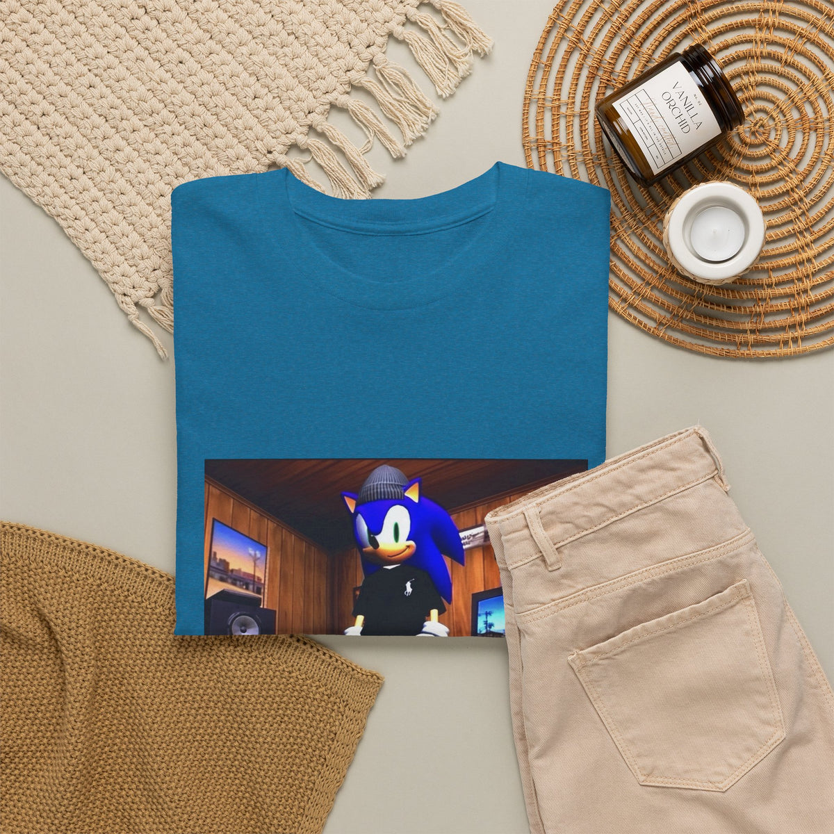 Gamer Sonic Dressed To Chill