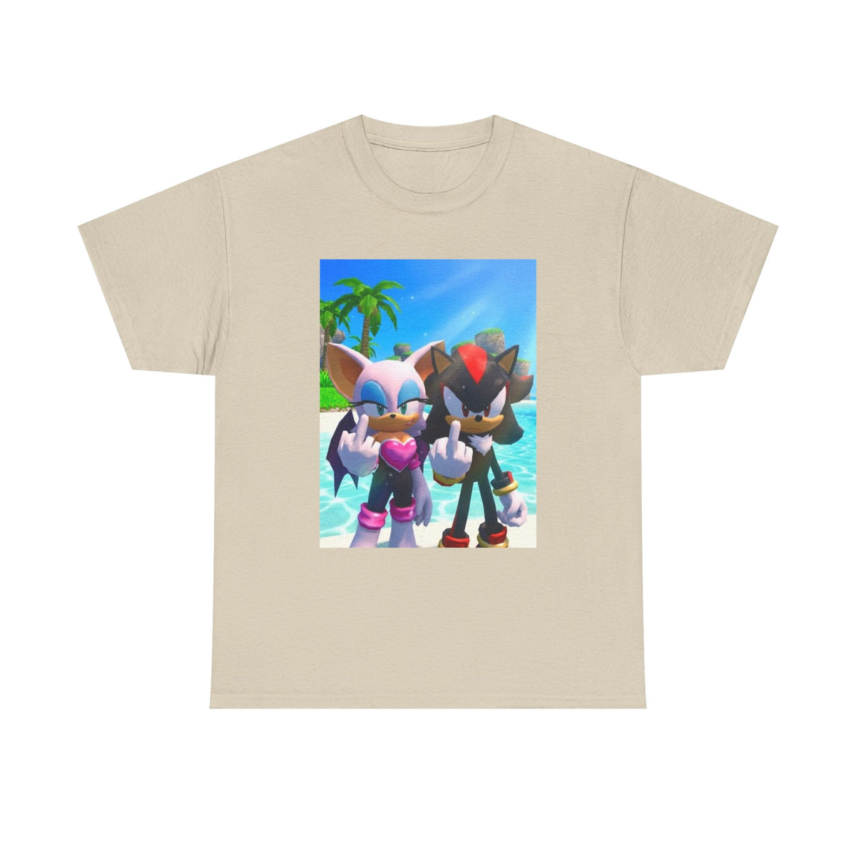 Rouge And Shadow Flipping The Bird (Design 5)