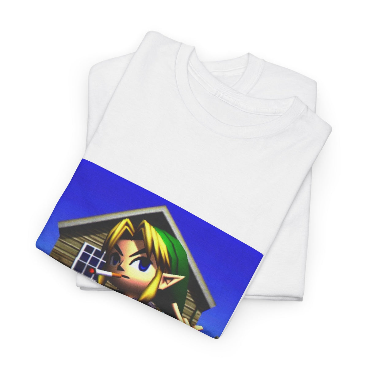 Edgy Hero Smoking And Flipping The Bird Tee