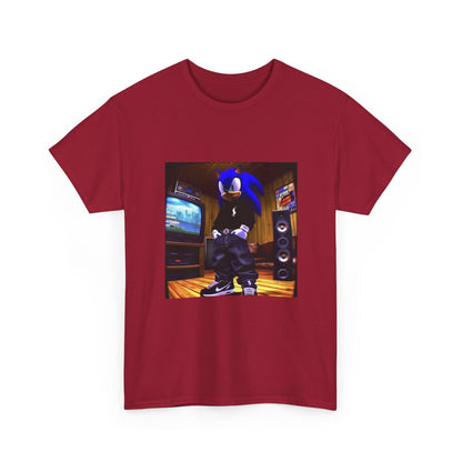 Sonic Drip Posing In A Retro Room