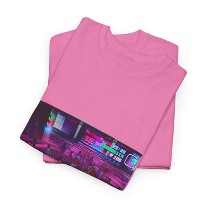 Neon Ember Flow Graphic Tee