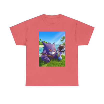 Gengar And Gastly Chilling On Beach Tee