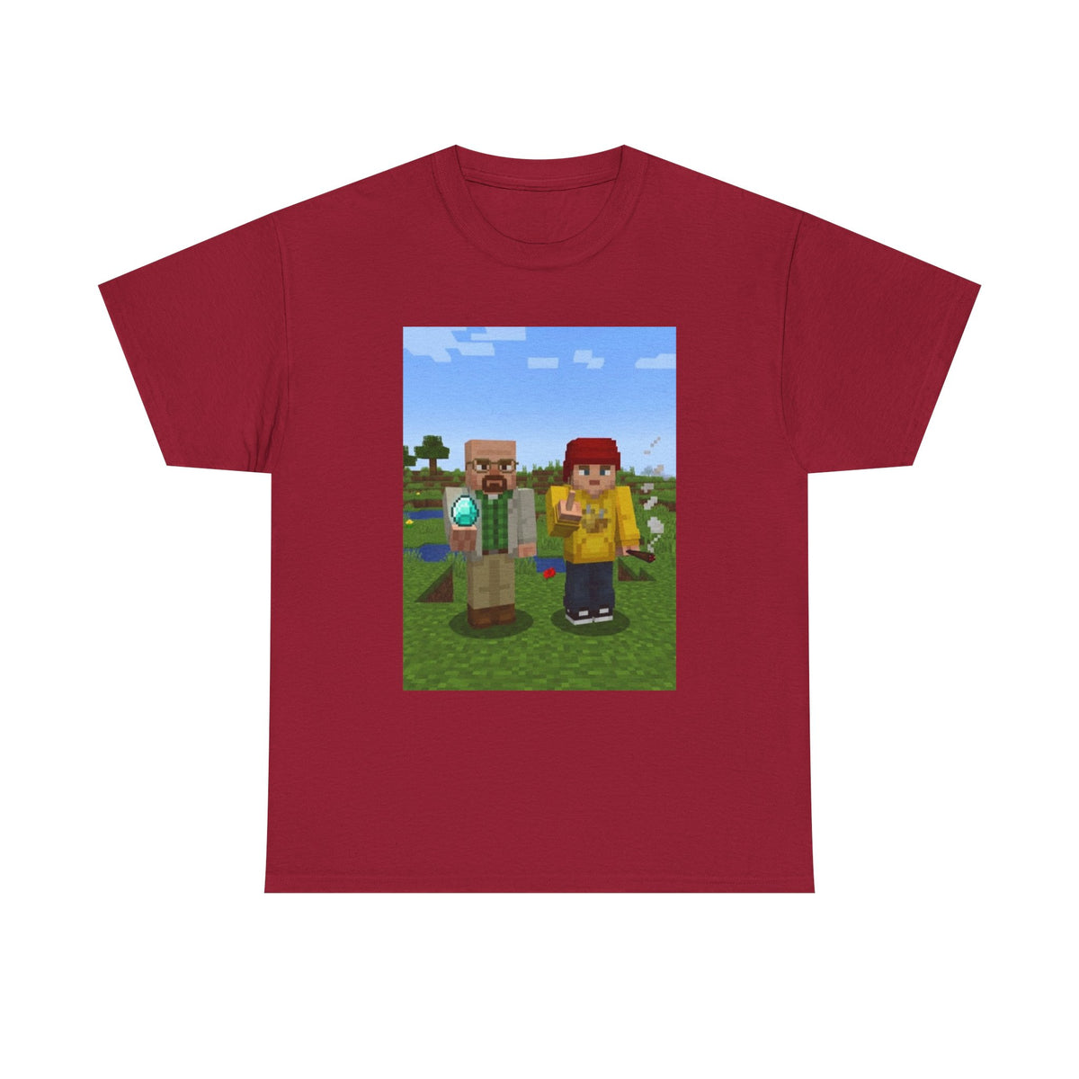Walter White and Jesse Pinkman Minecraft Tee