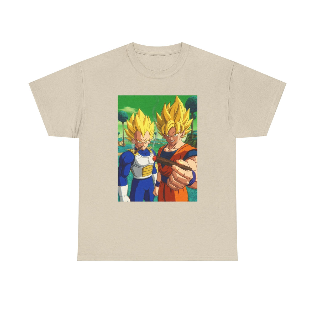Goku and Vegeta Sharing a Blunt Tee