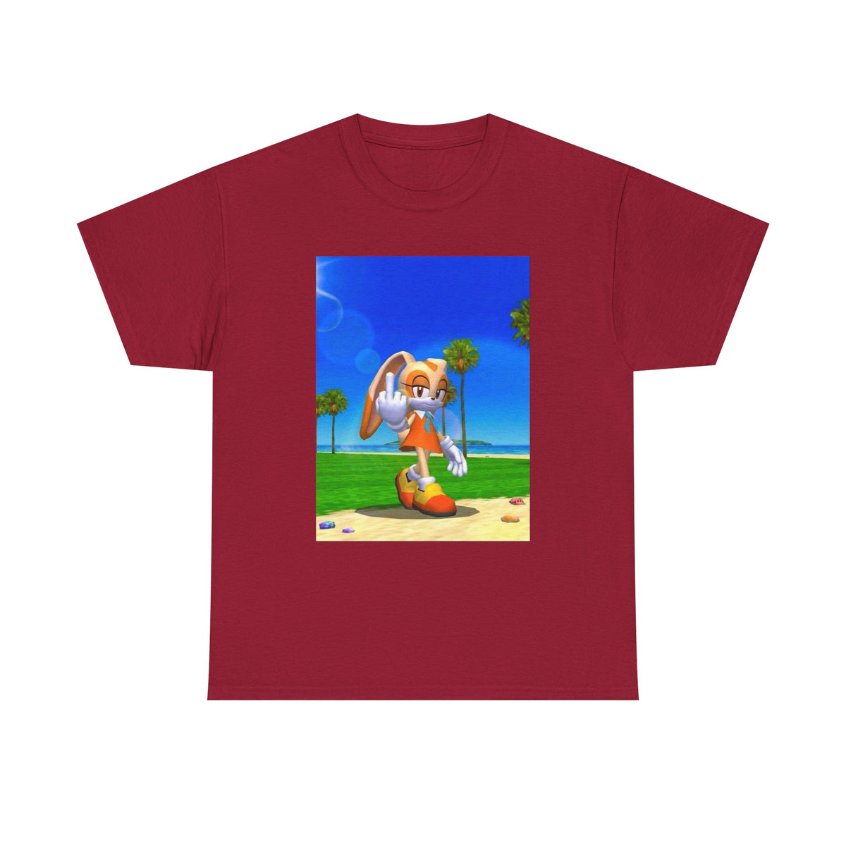 Cream The Rabbit Giving The Finger Tee