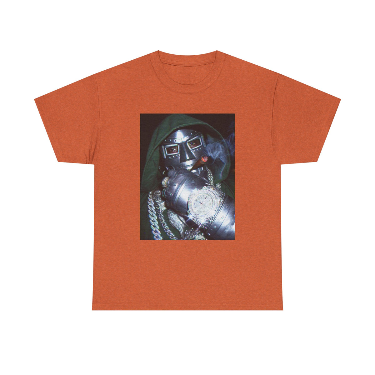 Villainous Rapper Smoking Diamond Bling Tee
