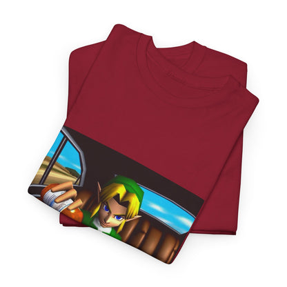 N64 Link Pouring Purple Lean Tee